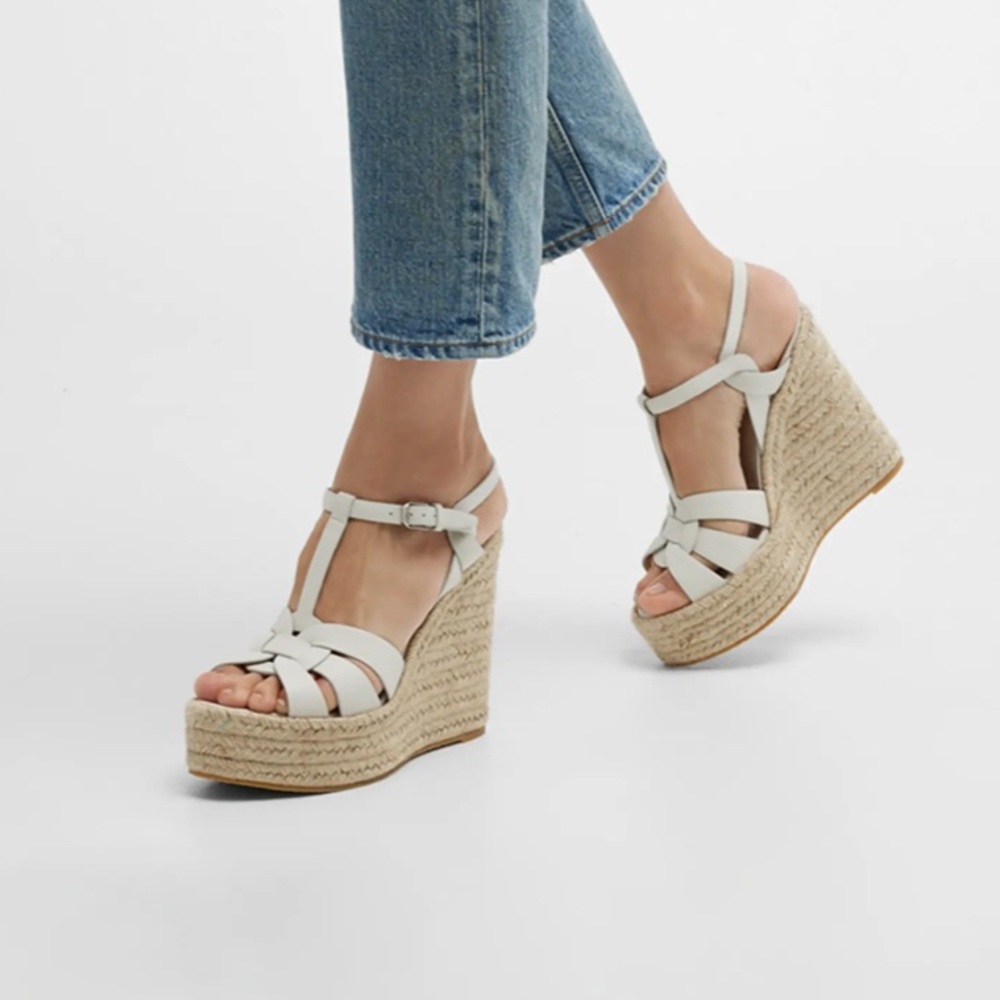 Saint Laurent Porcellana Espadrille